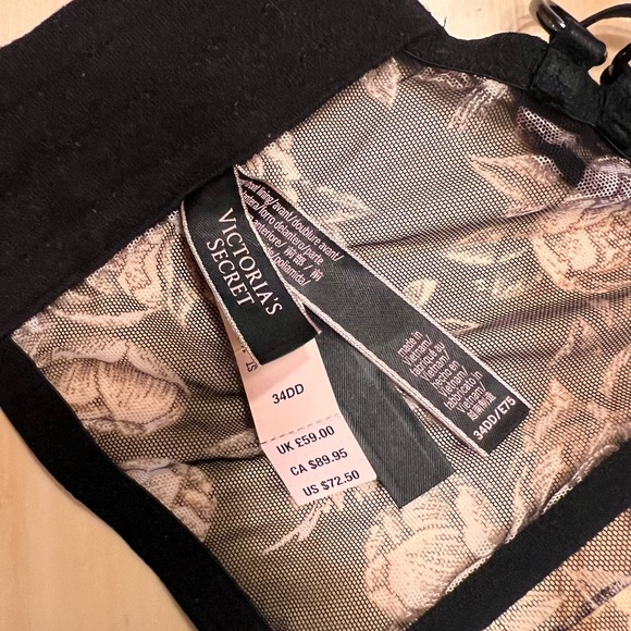 NWT Victoria’s Secret Long Line Floral Mesh Demi Bra 34DD - Picture 5 of 5